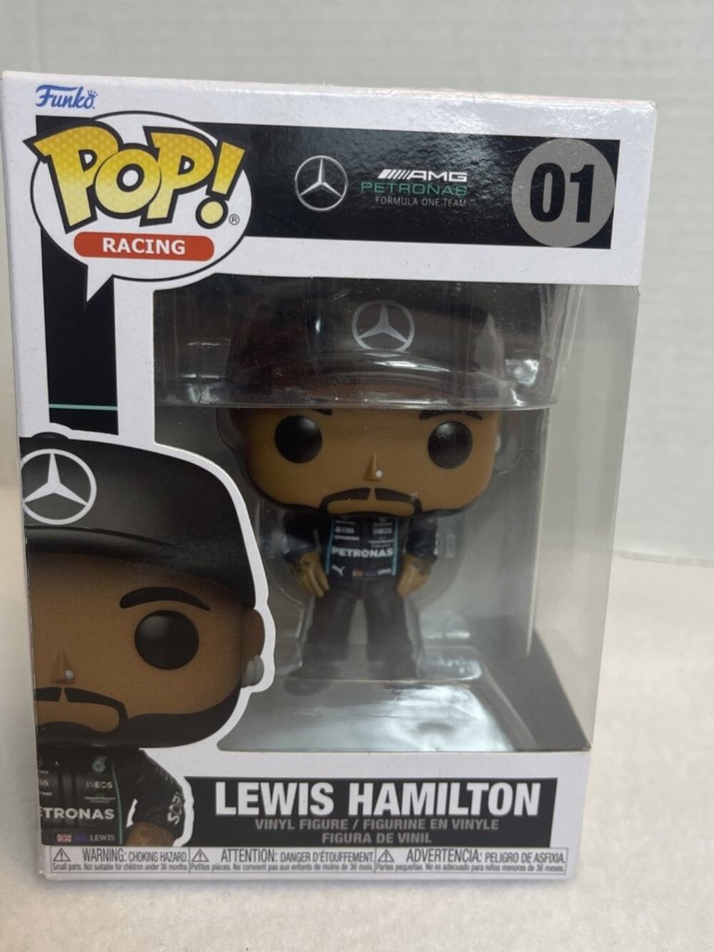 Funko Pop! Lewis Hamilton #01 - AMG Petronas Formula One Team - Racing